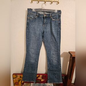 Old Navy Women's Straight Leg Blue Jeans